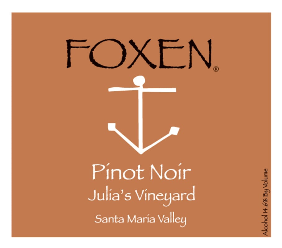 Foxen Julia's Vineyard Pinot Noir 2009 Front Label
