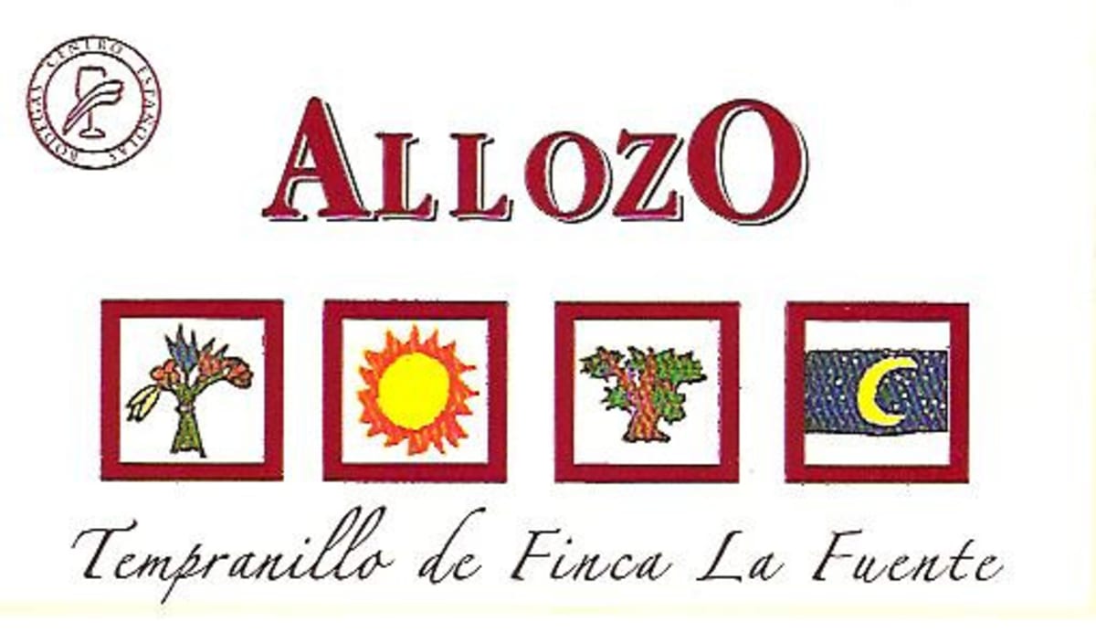 Allozo Tempranillo de Finca La Fuente 2013 Front Label