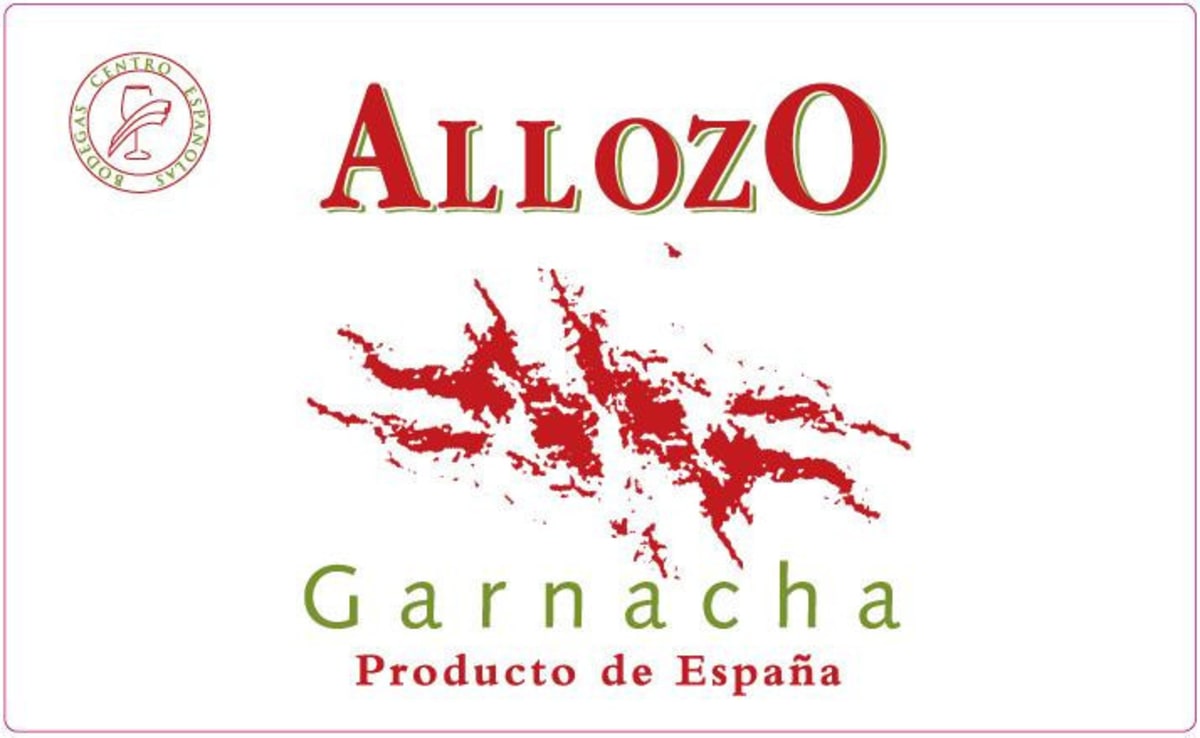 Allozo Garnacha 2013 Front Label