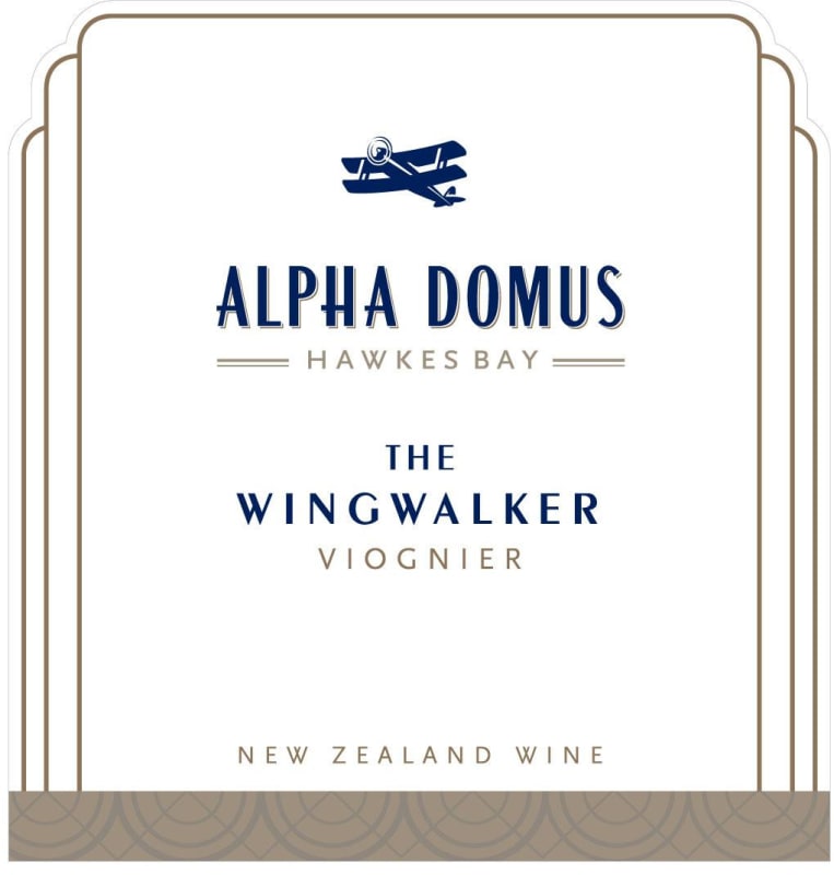 Alpha Domus The Wingwalker Hawke's Bay Viognier 2013 Front Label