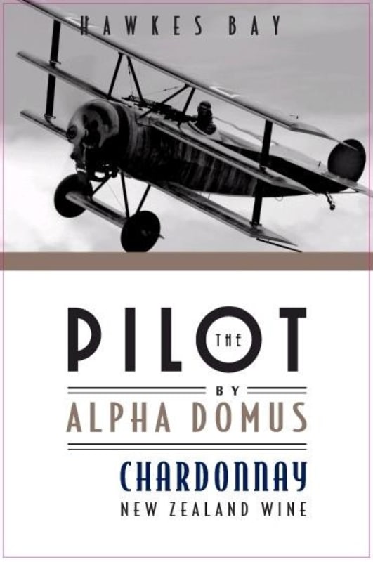 Alpha Domus The Pilot Hawke's Bay Chardonnay 2010 Front Label