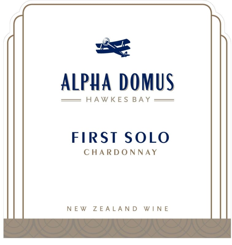 Alpha Domus First Solo Barrique Fermented Chardonnay 2014 Front Label