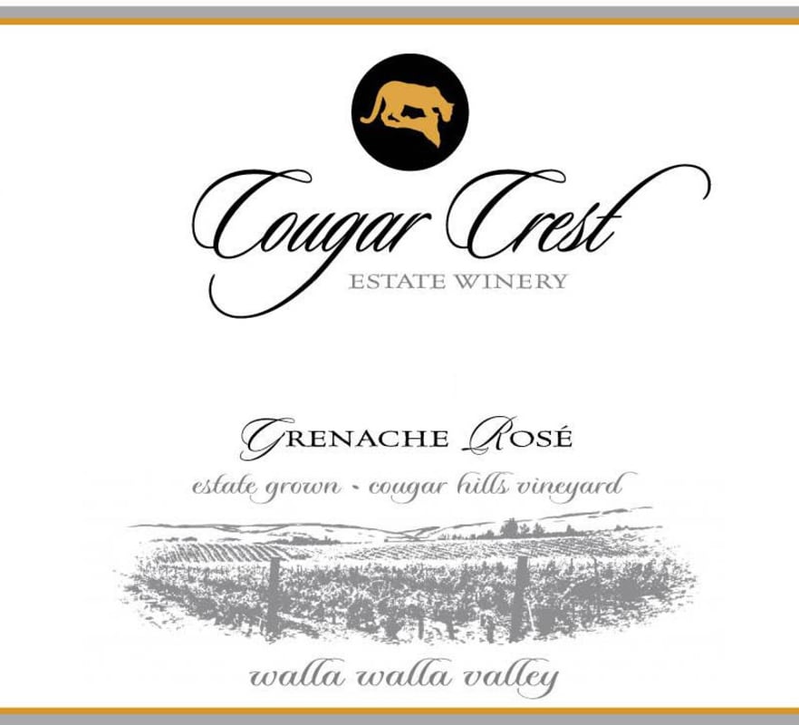 Cougar Crest Grenache Rose 2009 Front Label