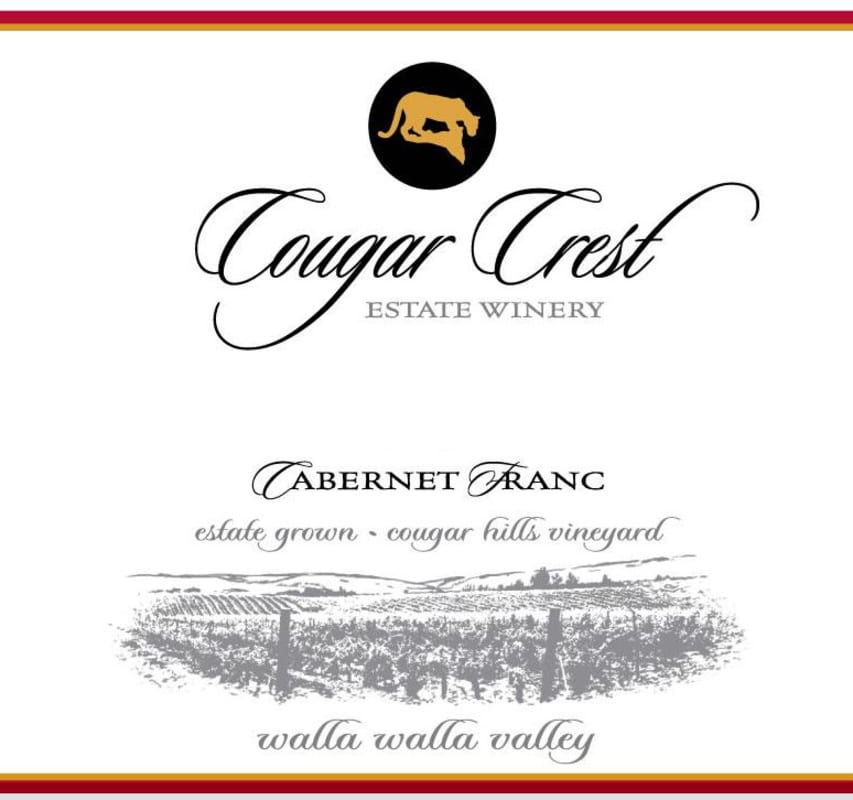 Cougar Crest Cabernet Franc 2008 Front Label