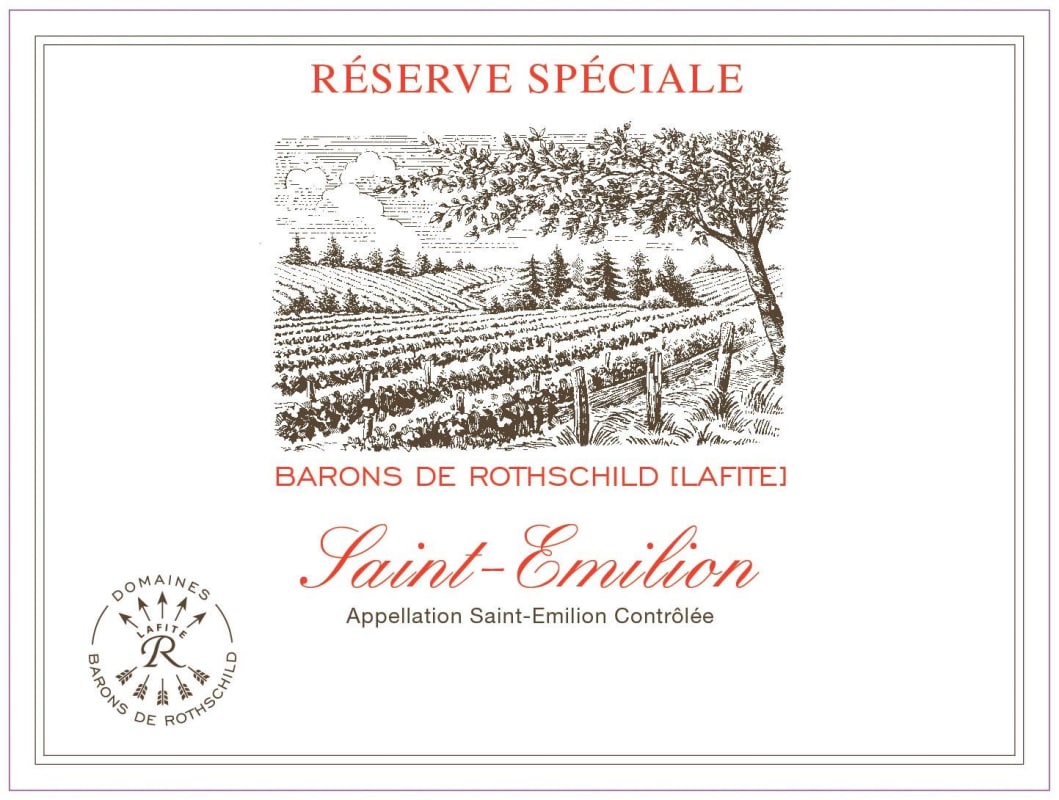 Domaines Barons de Rothschild Reserve Speciale Pauillac 2015 Front Label