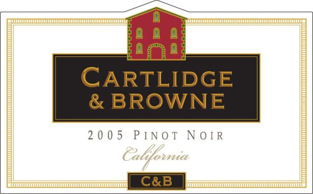 Cartlidge & Browne Pinot Noir 2005 Front Label