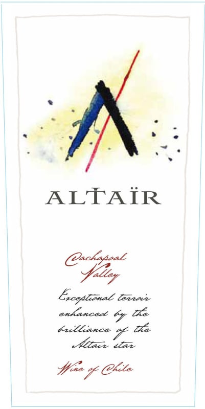 Altair Tinto 2009 Front Label