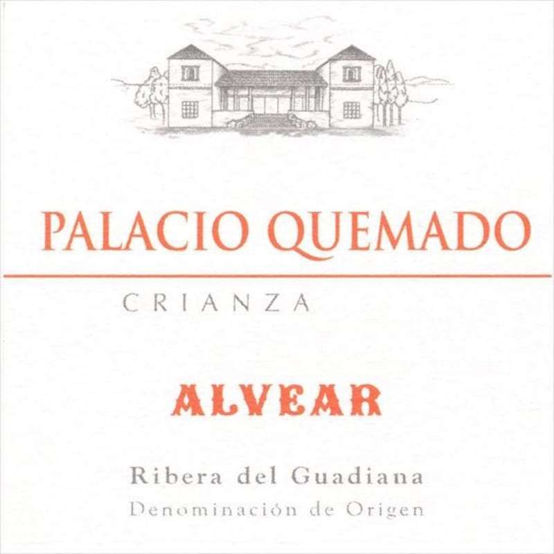 Alvear Bodega Palacio Quemado Crianza 2010 Front Label