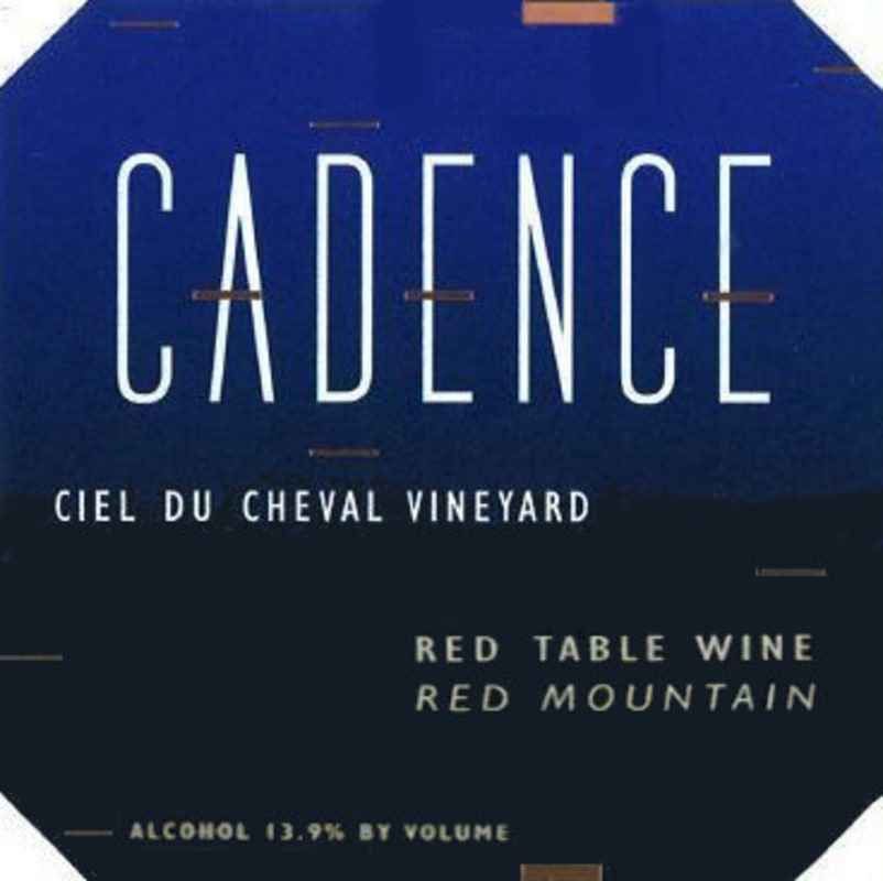 Cadence Ciel du Cheval 2000 Front Label