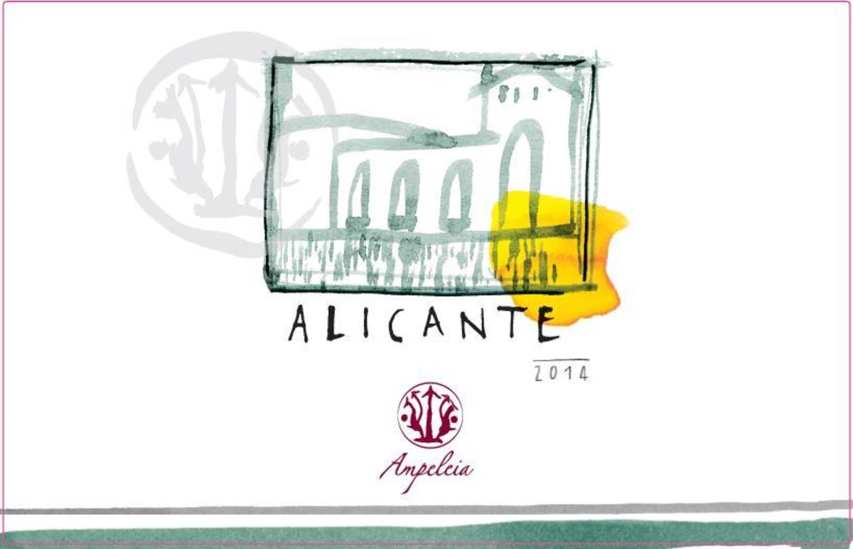 Ampeleia Costa Toscana Alicante 2014 Front Label