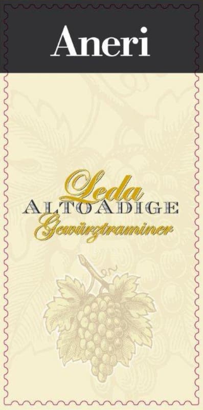 Aneri Alto Adige Leda Gewurztraminer 2012 Front Label