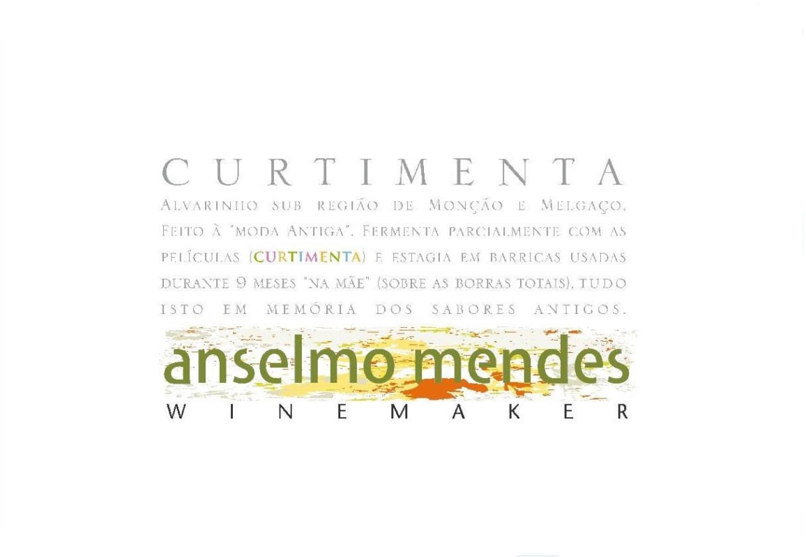Anselmo Mendes Curtimenta Alvarinho 2014 Front Label