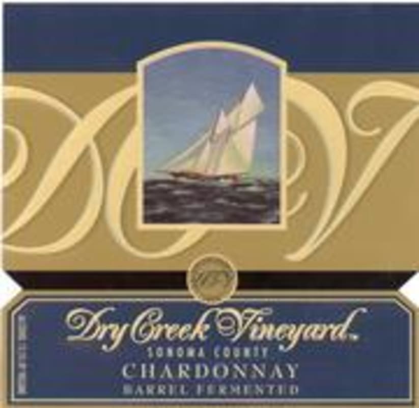 Dry Creek Vineyard Chardonnay 1998 Front Label