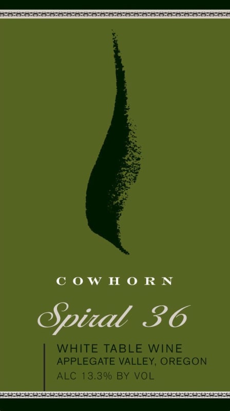 Cowhorn Spiral 36 White 2013 Front Label