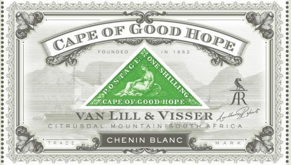 Anthonij Rupert Cape of Good Hope Van Lill & Visser Chenin Blanc 2014 Front Label