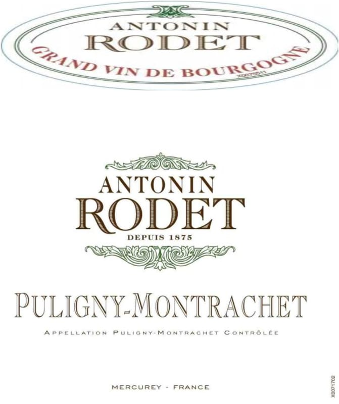Antonin Rodet Puligny-Montrachet 2010 Front Label
