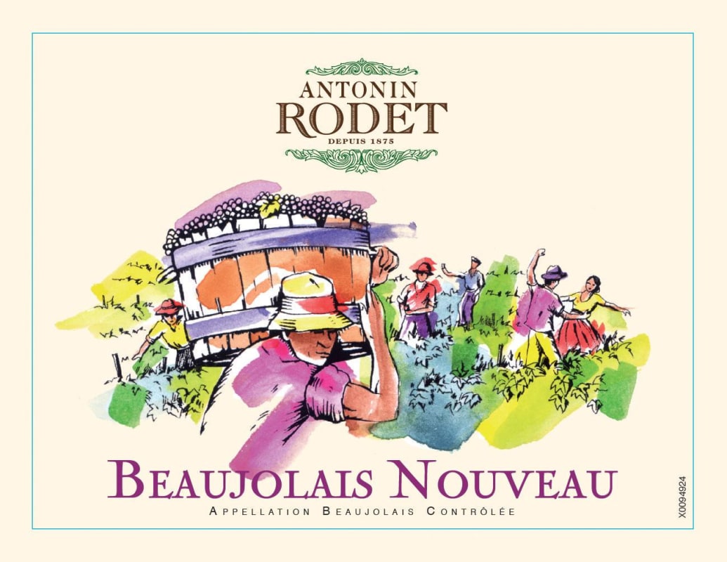 Antonin Rodet Beaujolais Nouveau 2014 Front Label