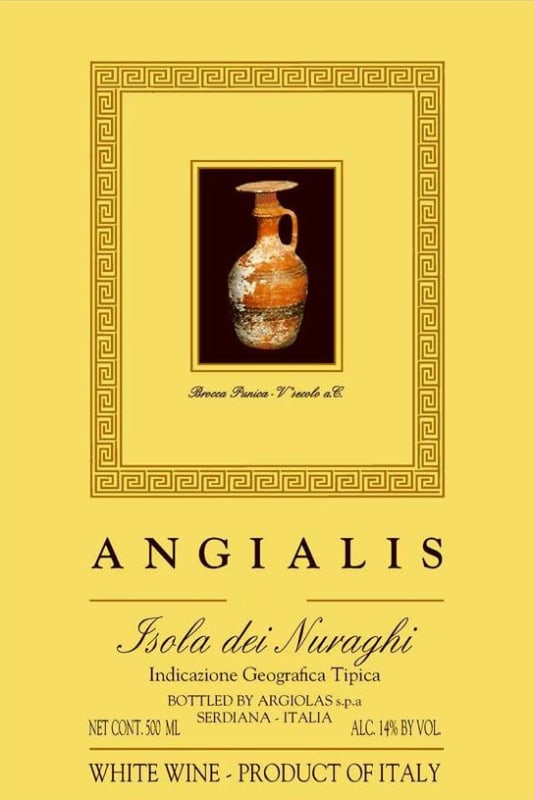 Argiolas Isola dei Nuraghi Bianco 2005 Front Label