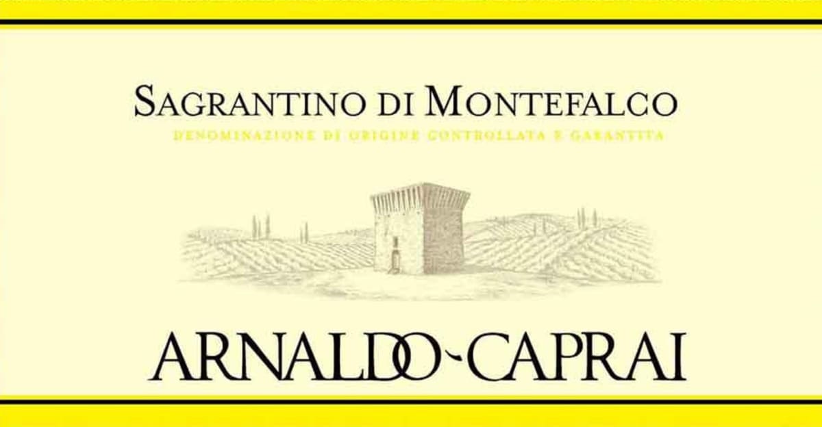 Arnaldo Caprai 25 Anni Montefalco Sagrantino 2004 Front Label