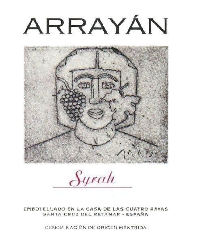 Arrayan Syrah 2008 Front Label