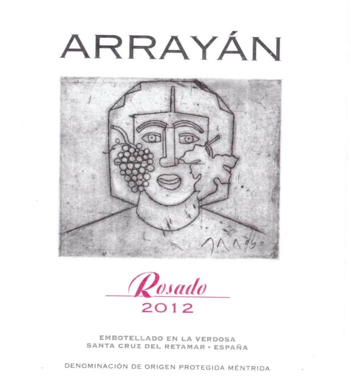 Arrayan Rosado 2012 Front Label
