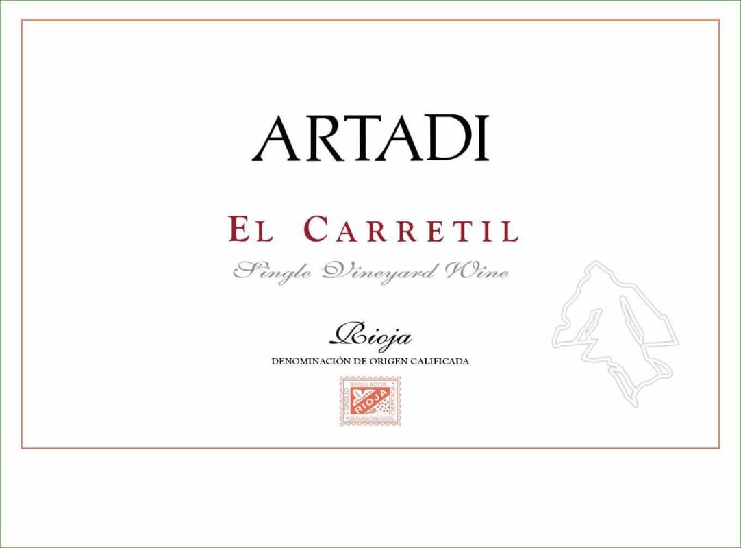 Artadi El Carretil Rioja 2010 Front Label