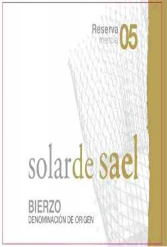 Arturo Garcia Solar de Sael Reserva 2005 Front Label