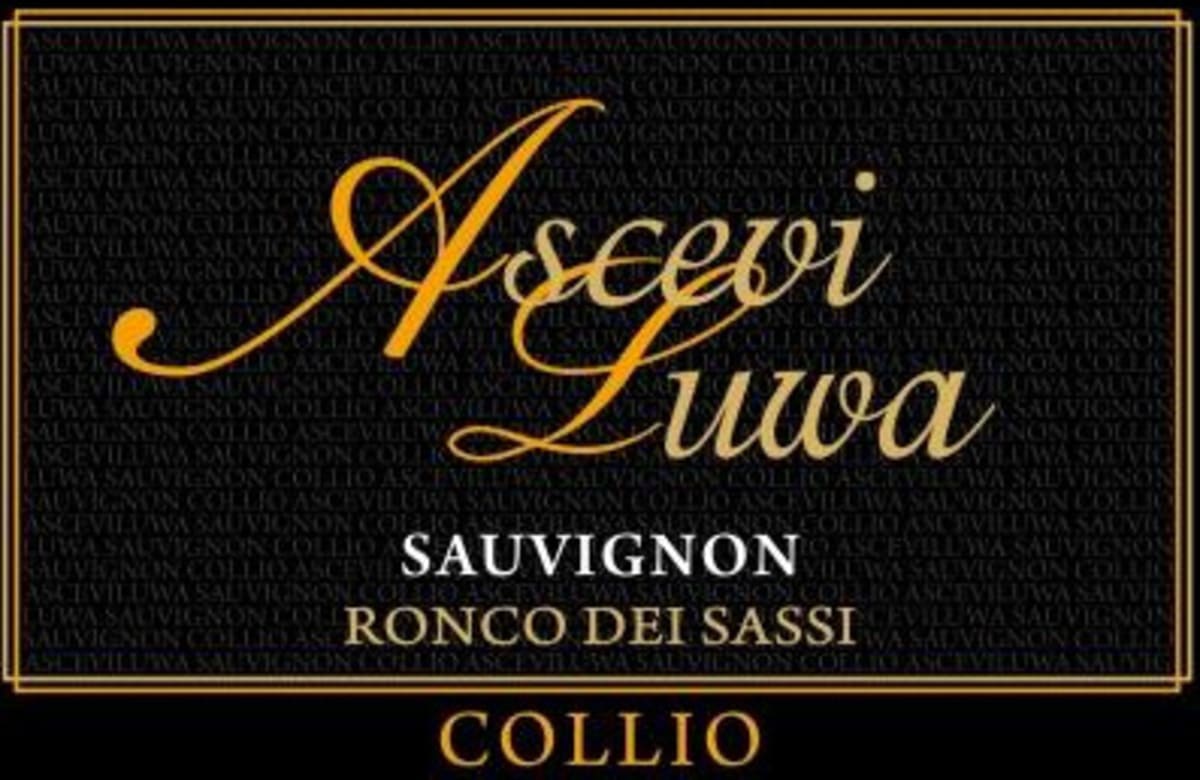 Ascevi Ronco dei Sassi Collio Sauvignon 2013 Front Label