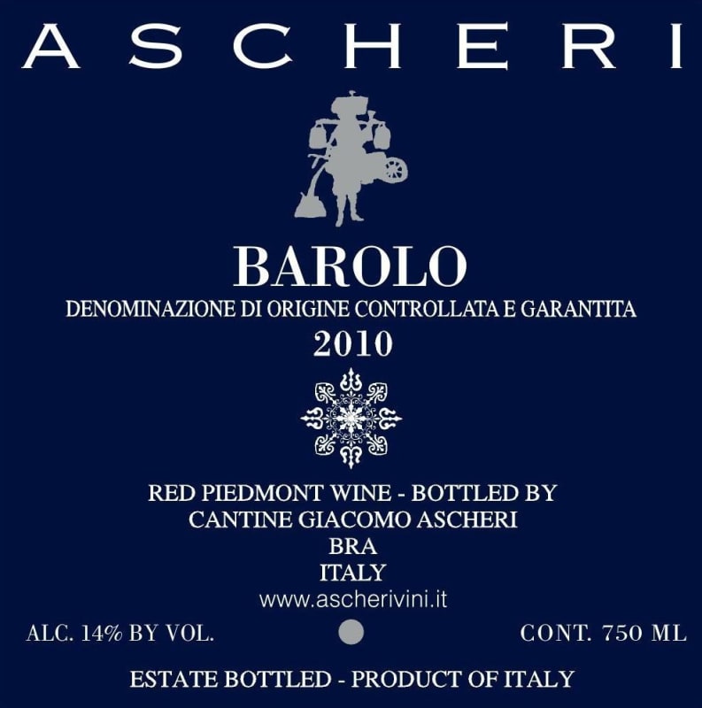 Ascheri Barolo 2010 Front Label