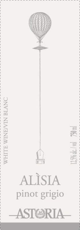Astoria Alisia Pinot Grigio 2012 Front Label