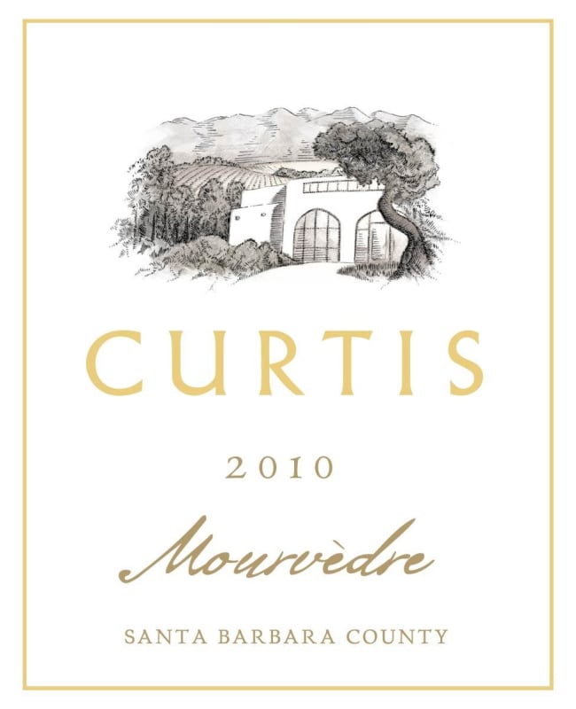 Curtis Mourvedre 2010 Front Label
