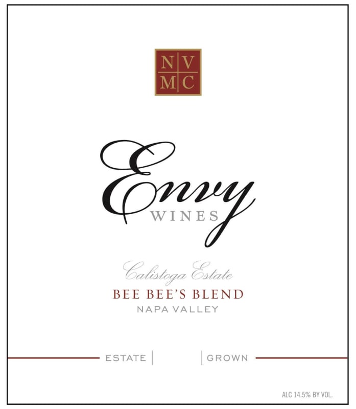 Envy Wines Bee Bee's Blend Red 2012 Front Label
