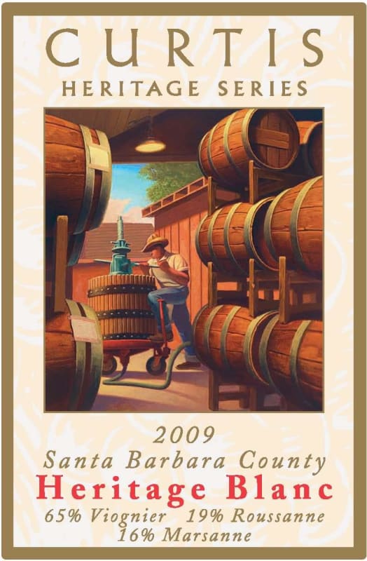 Curtis Heritage Blanc 2009 Front Label