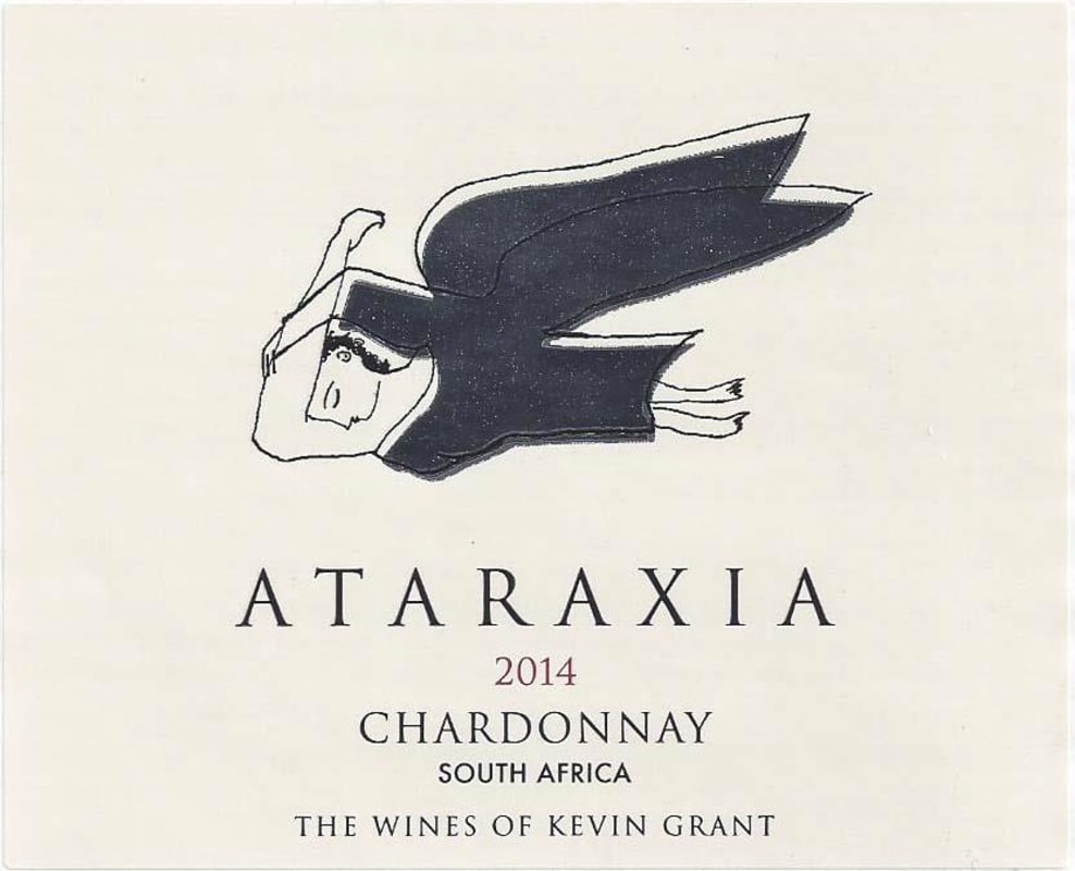 Ataraxia Chardonnay 2014 Front Label