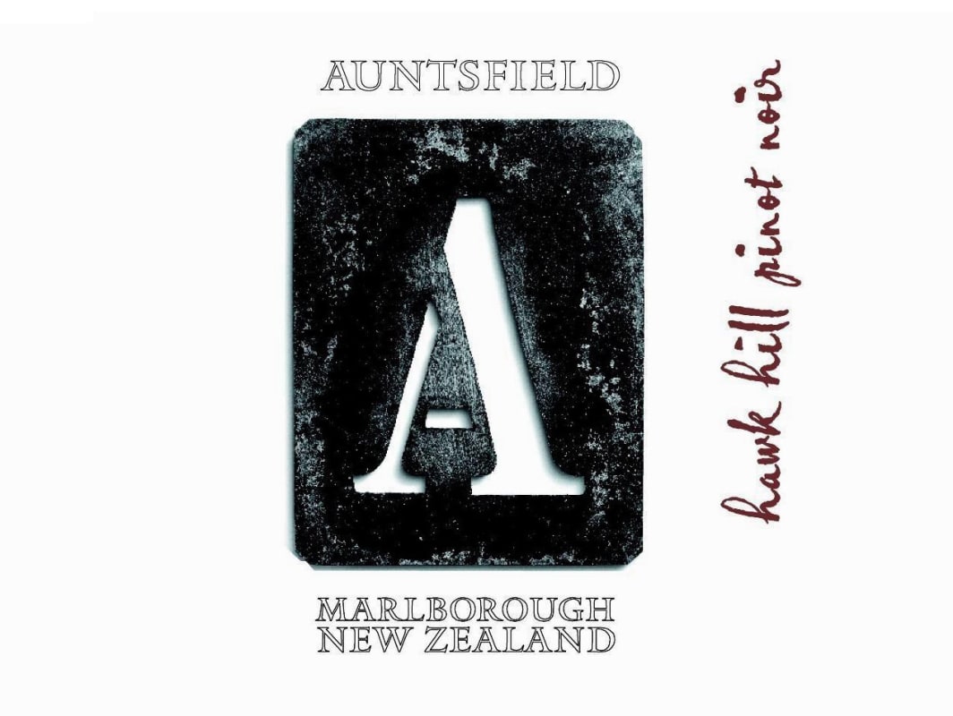 Auntsfield Estate Hawk Hill Pinot Noir 2007 Front Label