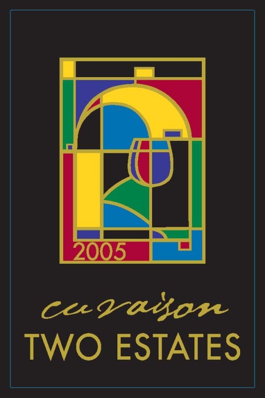 Cuvaison Two Estates Red 2005 Front Label