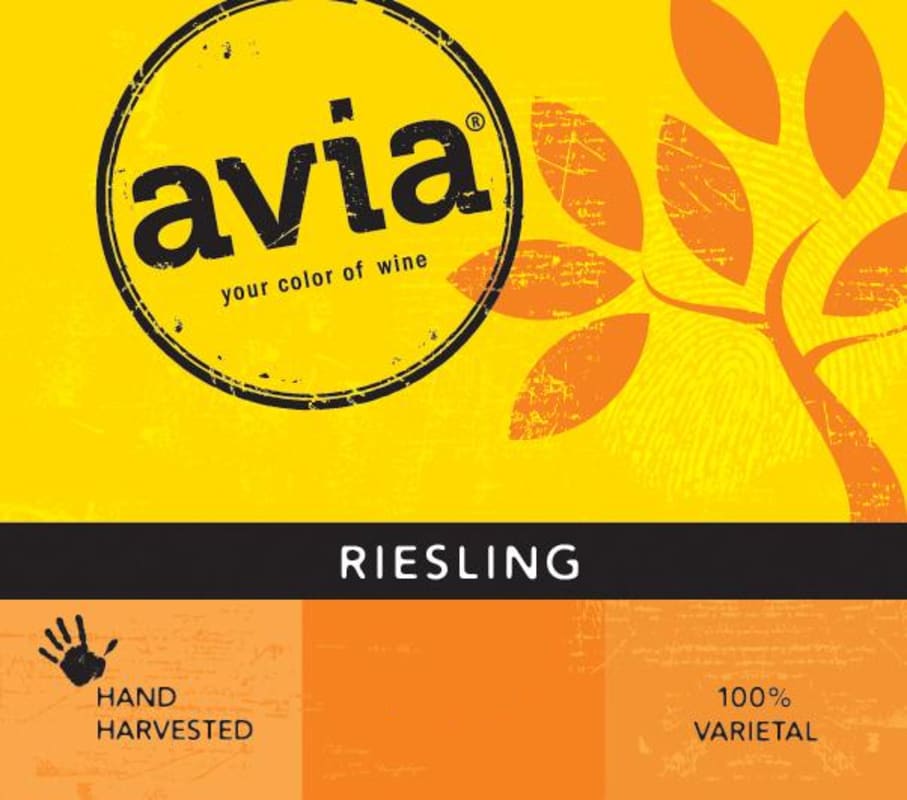 Avia Riesling 2013 Front Label