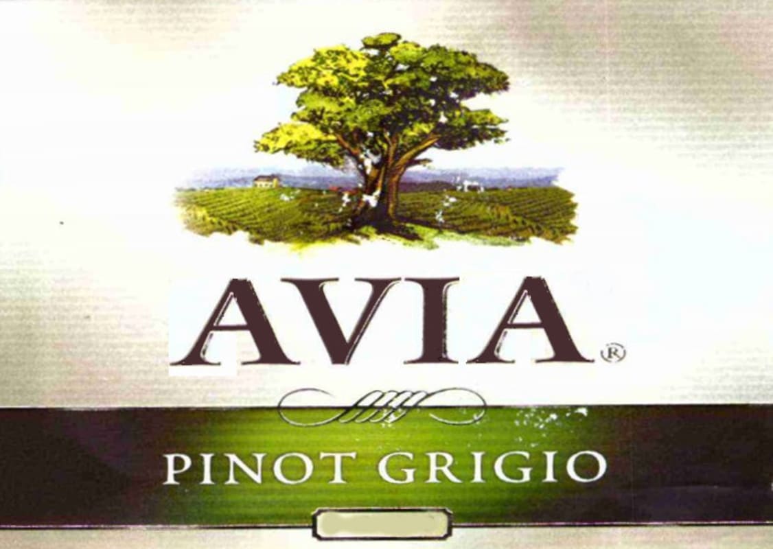 Avia Pinot Grigio 2015 Front Label