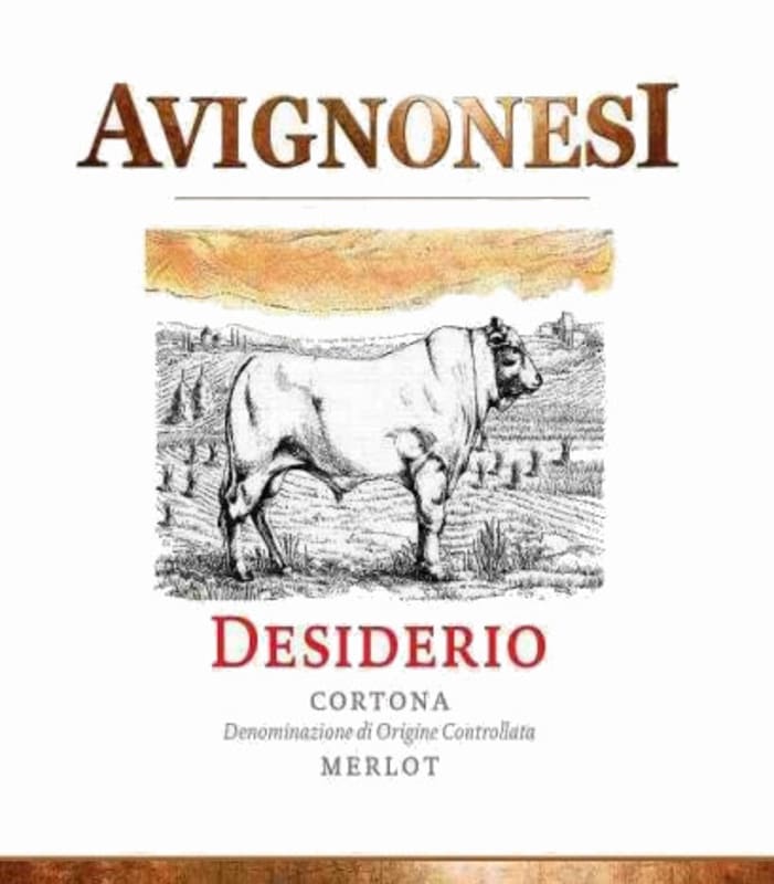 Avignonesi Desiderio Merlot 2011 Front Label