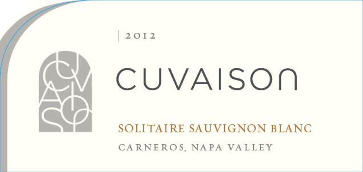 Cuvaison Solitaire Sauvignon Blanc 2012 Front Label
