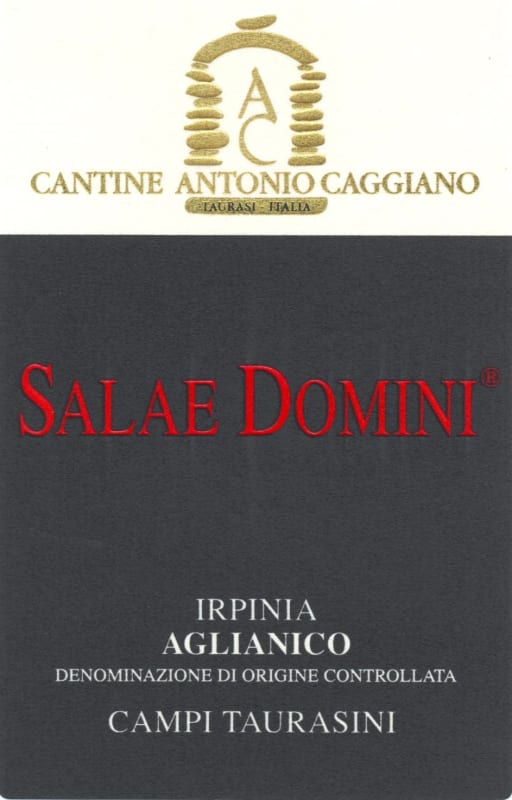Cantine Caggiano Irpinia Salae Domini Aglianico 2009 Front Label