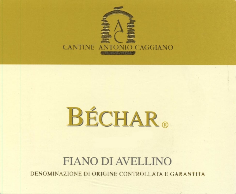 Cantine Caggiano Bechar Fiano di Avellino 2014 Front Label