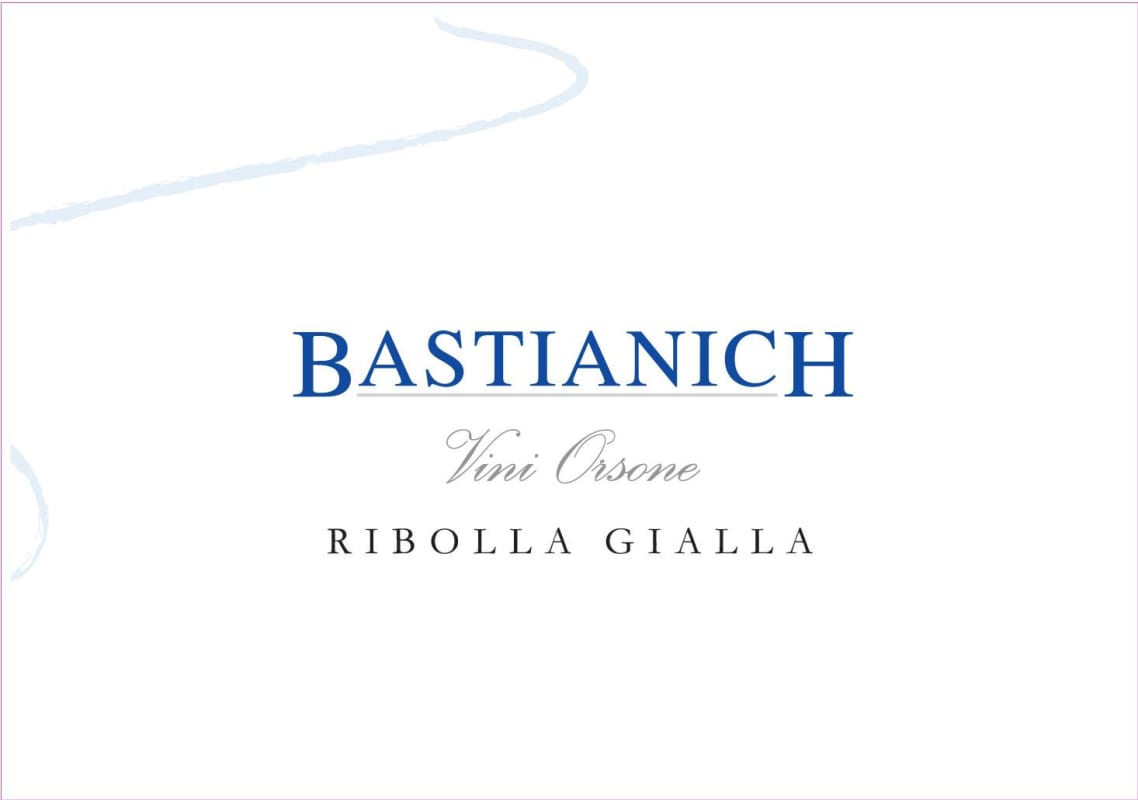 Bastianich Vigne Orsone Ribolla Gialla 2015 Front Label