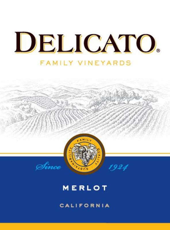 DFV Wines Merlot 2013 Front Label