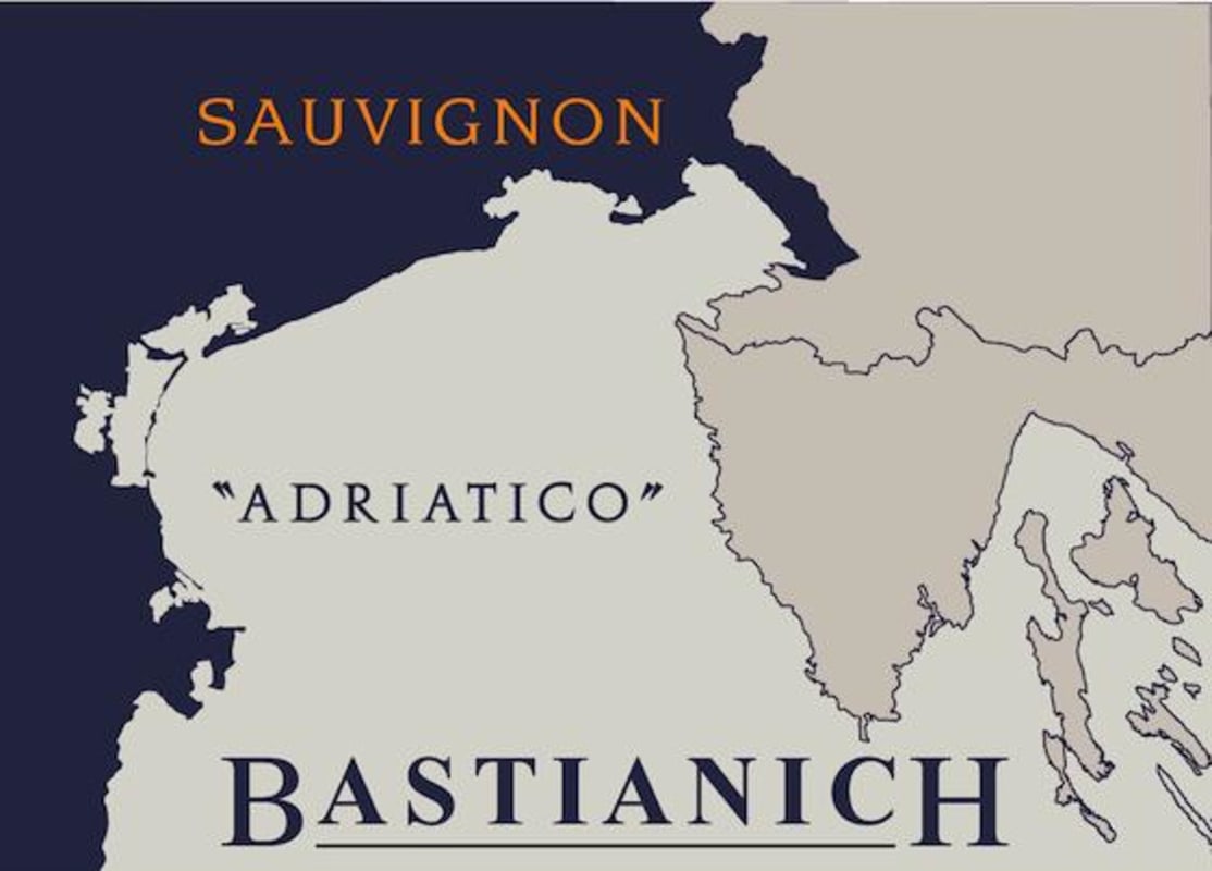 Bastianich Adriatico Sauvignon Blanc 2013 Front Label