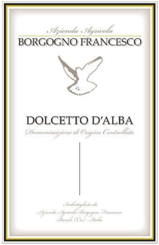 Francesco Borgogno Dolcetto d'Alba 2014 Front Label