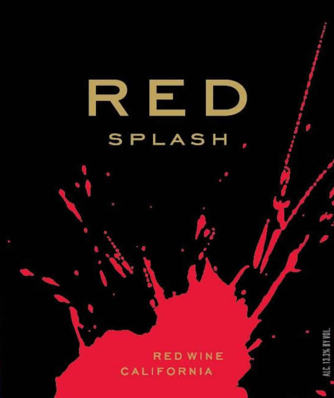 Splash Wines Red Splash 2013 Front Label