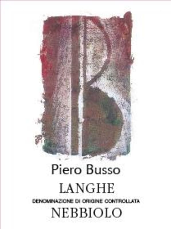 Piero Busso Nebbiolo 2007 Front Label