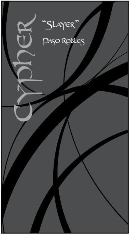 Cypher Winery Paso Robles Slayer 2013 Front Label