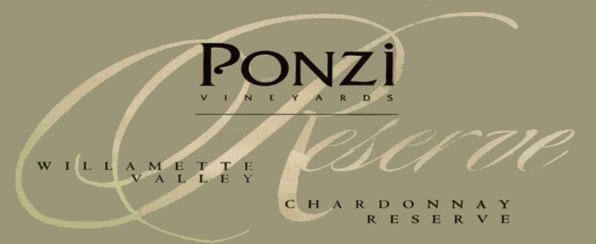 Ponzi Willamette Valley Reserve Chardonnay 2004 Front Label
